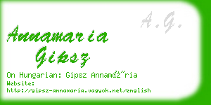 annamaria gipsz business card